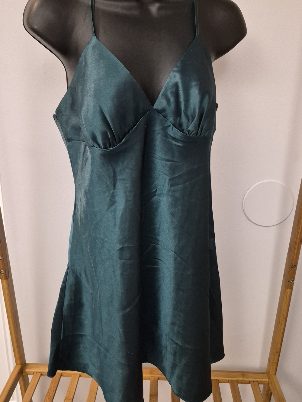 Dark Teal Slip Dress